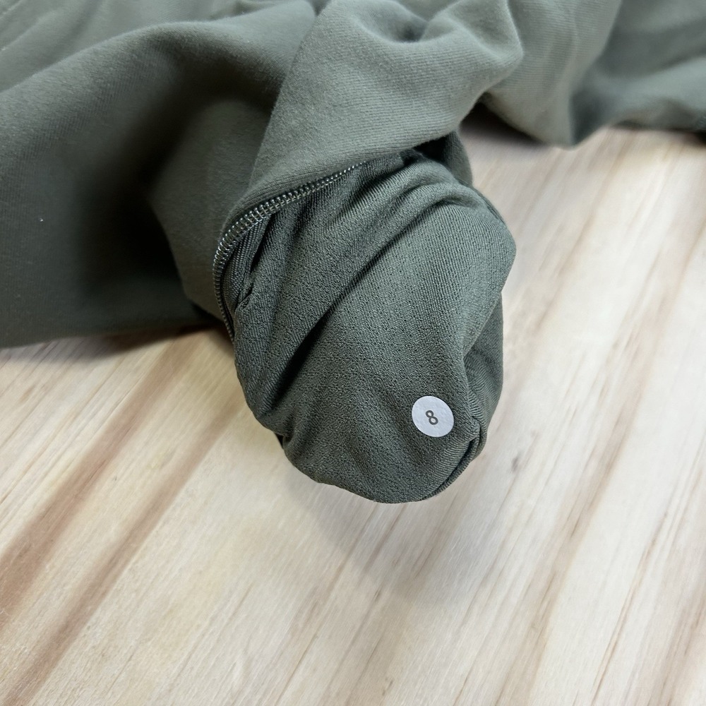 Lululemon Bhaki Yoga Jacket Green Size 8 Women's Full Zip Athletic Activewear - Picture 3 of 8
